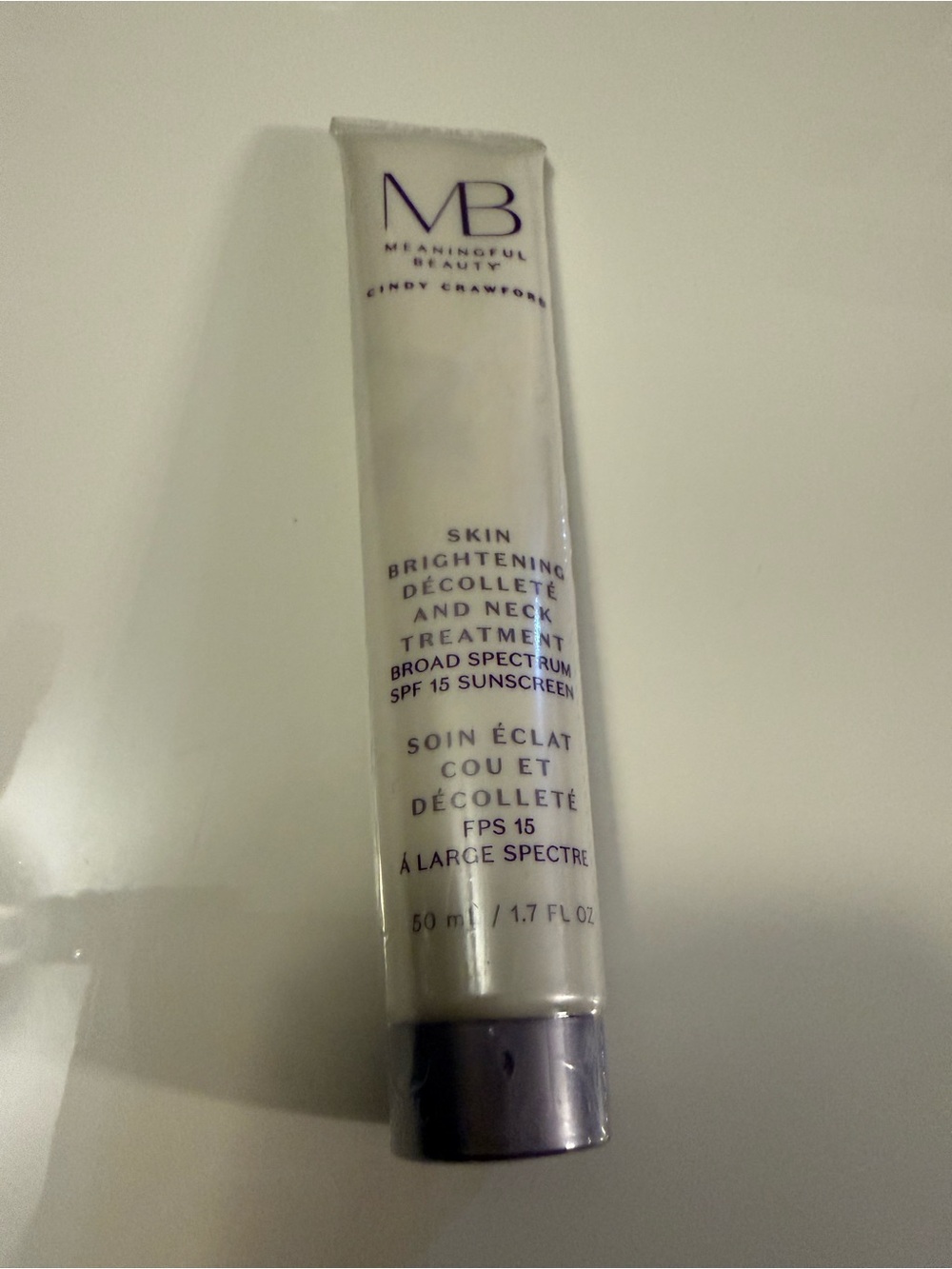 Meaningful Beauty Skin Brightening Décolleté & Neck Treatment - White and Purple